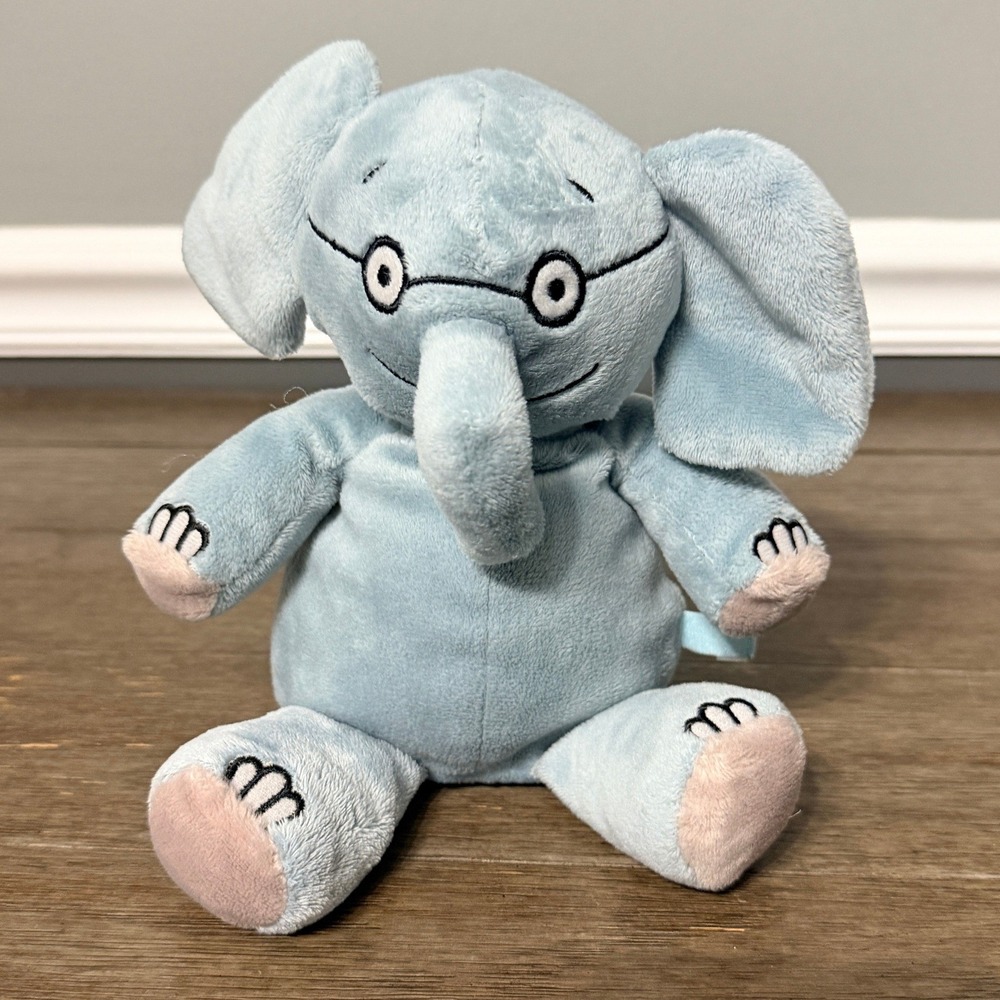 Mo Willems Gerald Blue Elephant Plush YOTTOY Stuffed Animal Toy